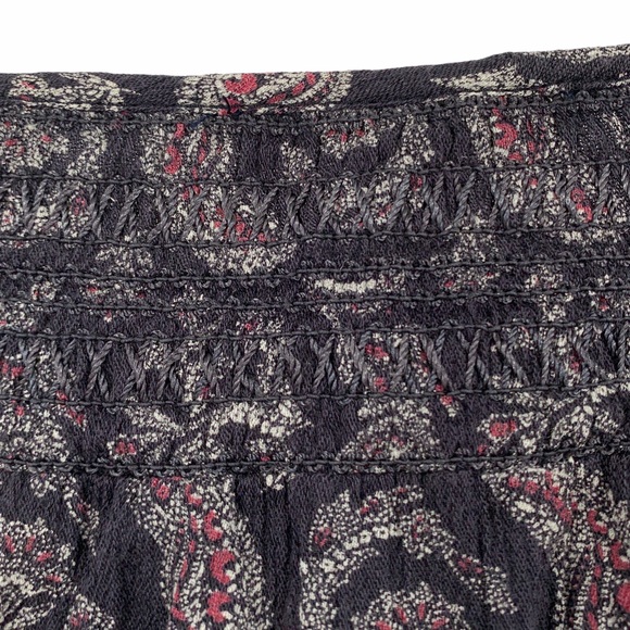 American Eagle Blouse Top Paisley Boho Large - Picture 6 of 8